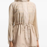 tan jackets-coat worn by a person, showing the jackets-coat's fit