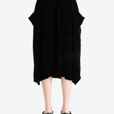 Black skirt, full body view