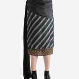 Navy skirt worn by a person, showing the skirt's fit