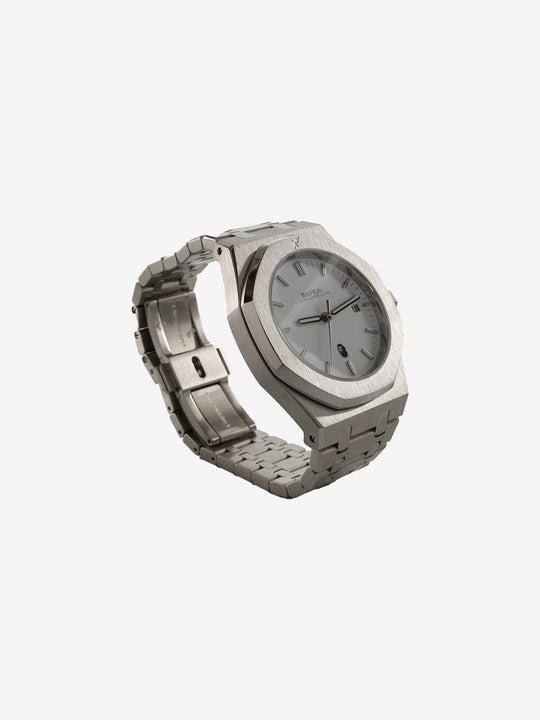 Grey watch, side view