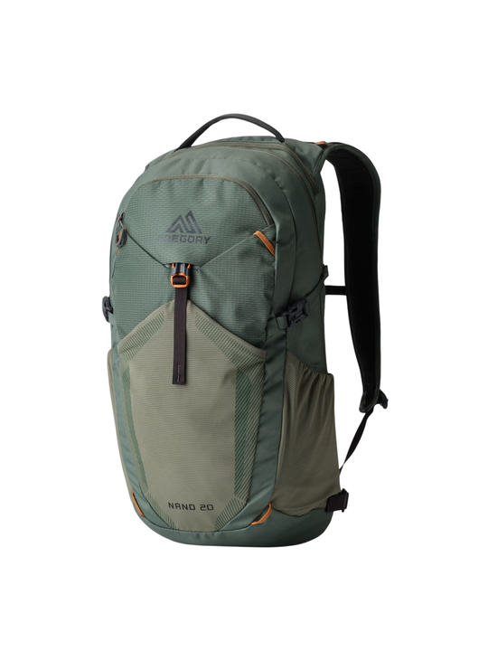 Green bag, front view