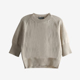 Tan knitwear,front view