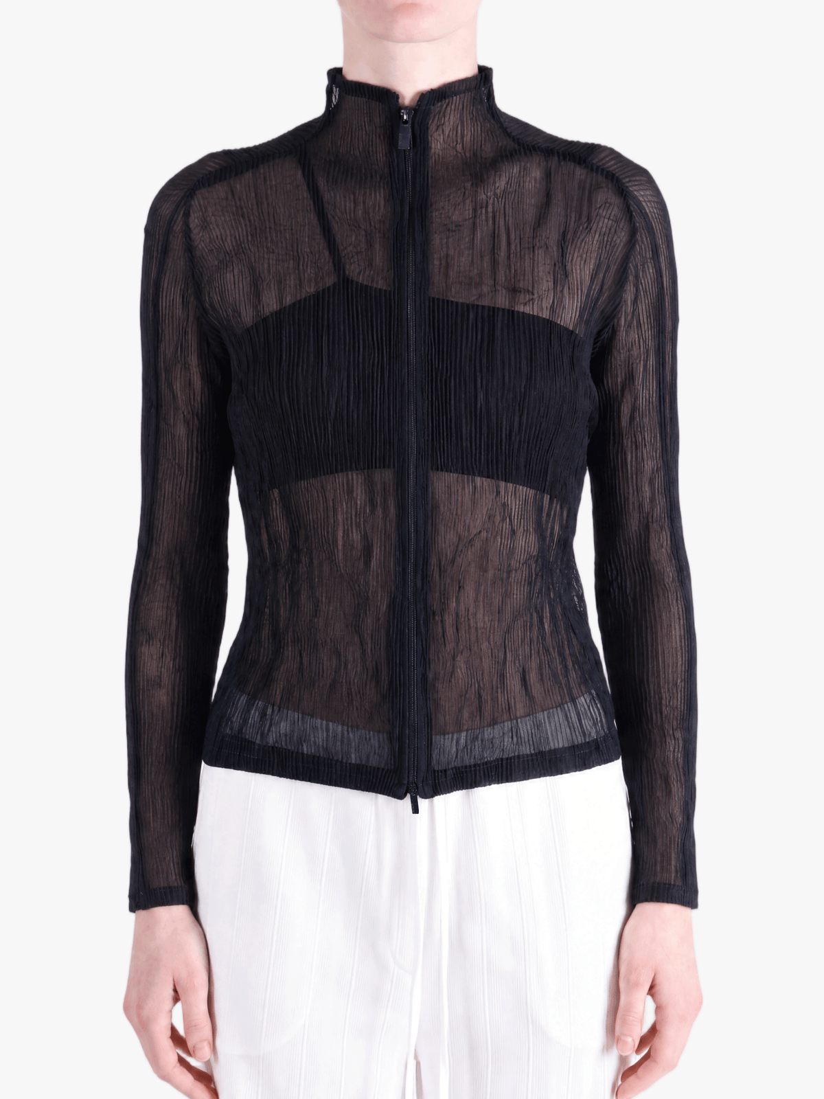 ISSEY MIYAKE シアートップス ISSEY MIYAKE - Women Chiffon Twist 1 Shirt – Atelier New York