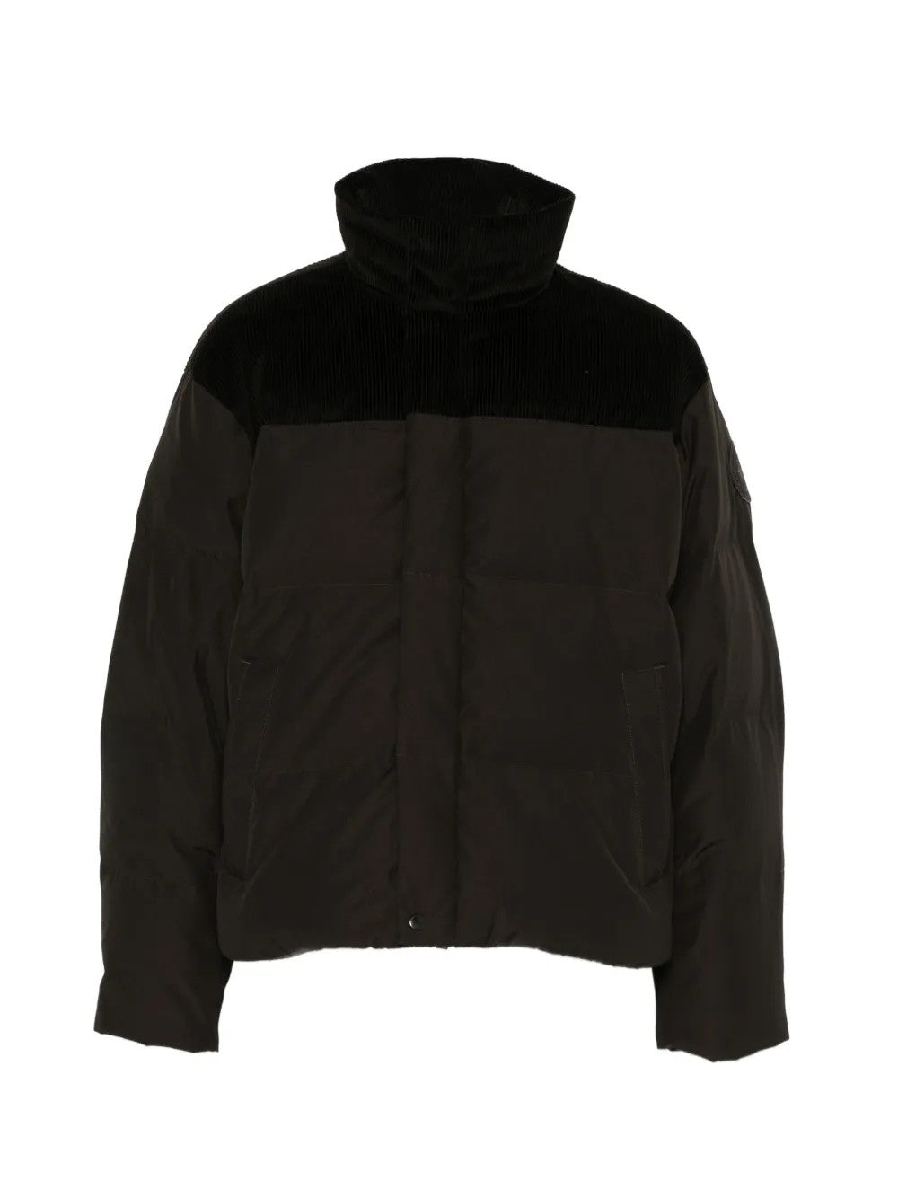 Brown jacket, front view