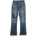 Blue jeans, front view