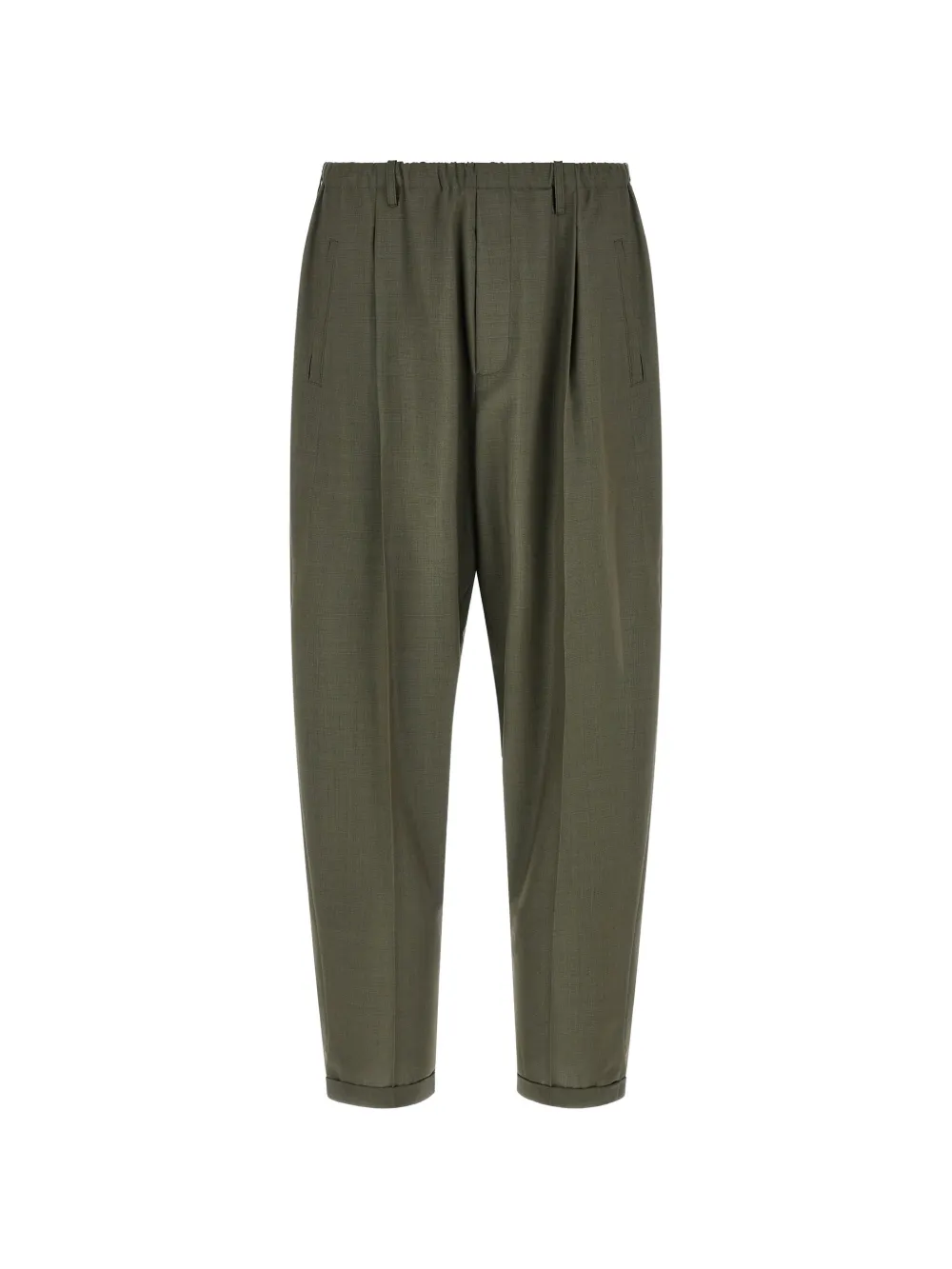 Green pants, front view