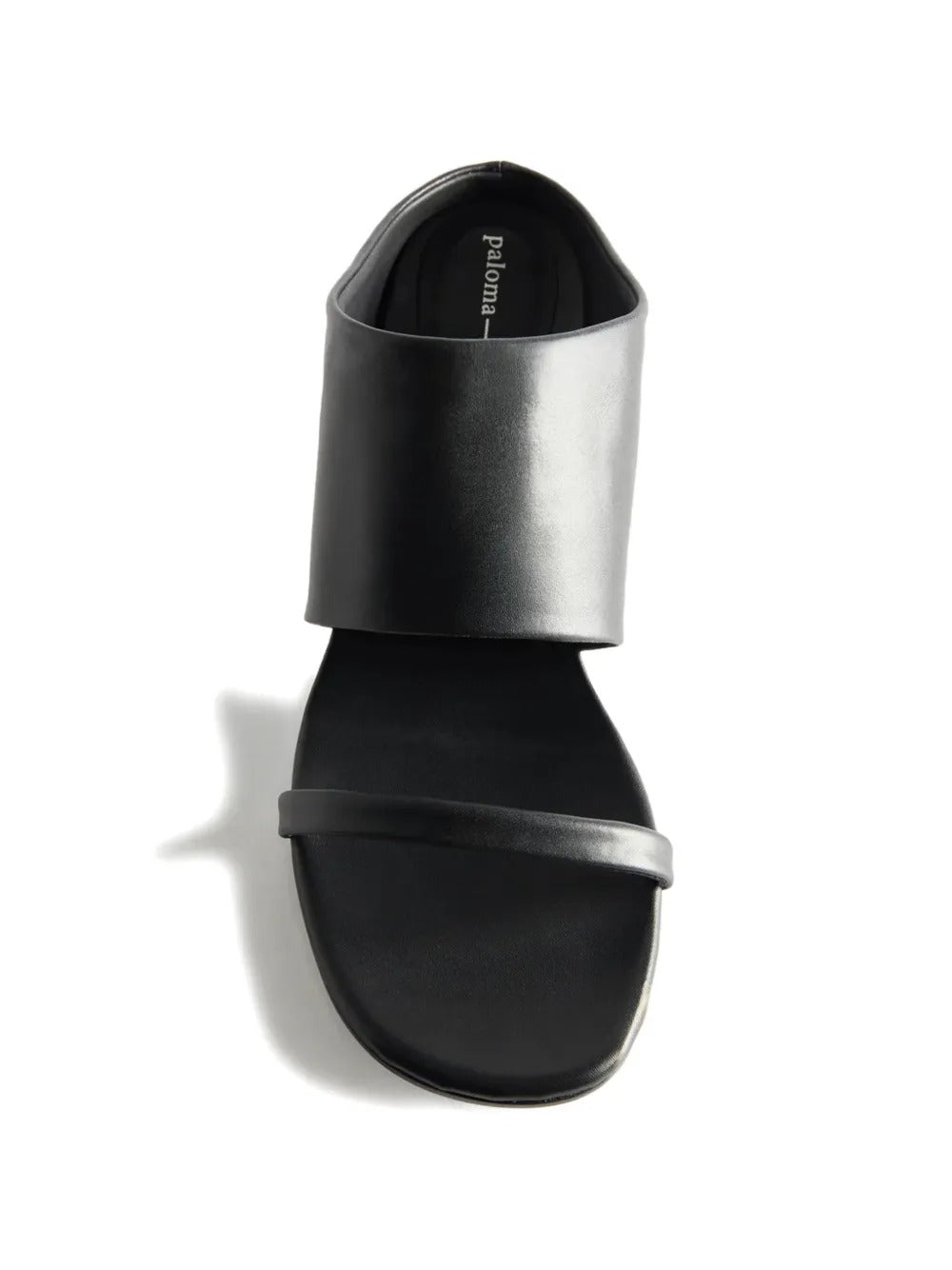 Black heel, top view