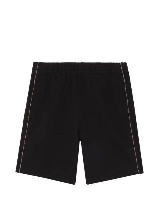 Black shorts, front view