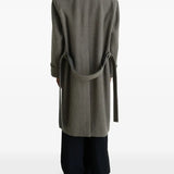 Grey coat, full body view