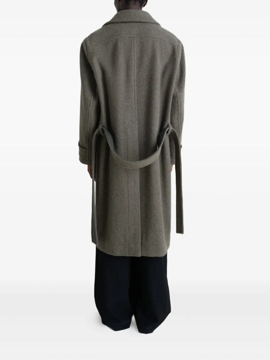 Grey coat, full body view