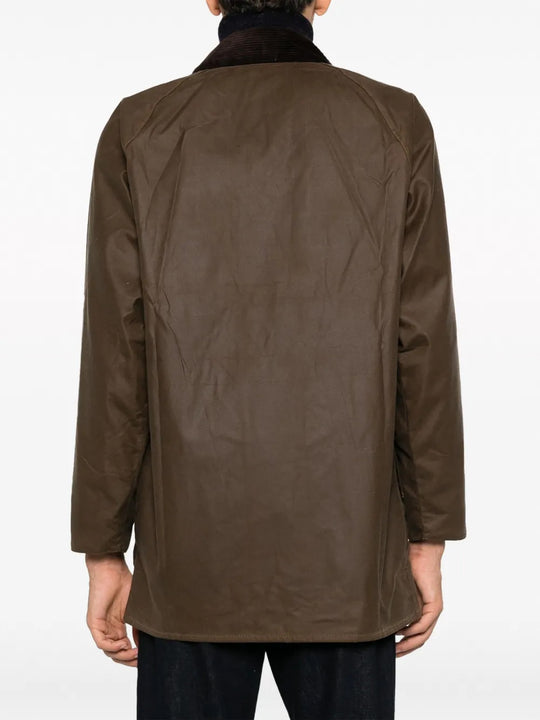 Brown jacket, full body view
