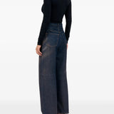 Blue jeans, full body view