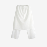 White pants, front view