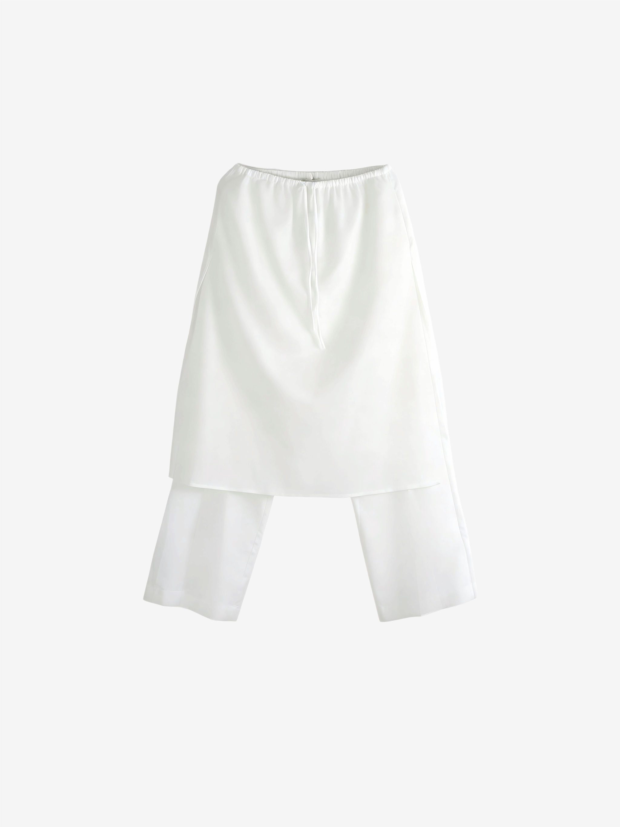 White pants, front view