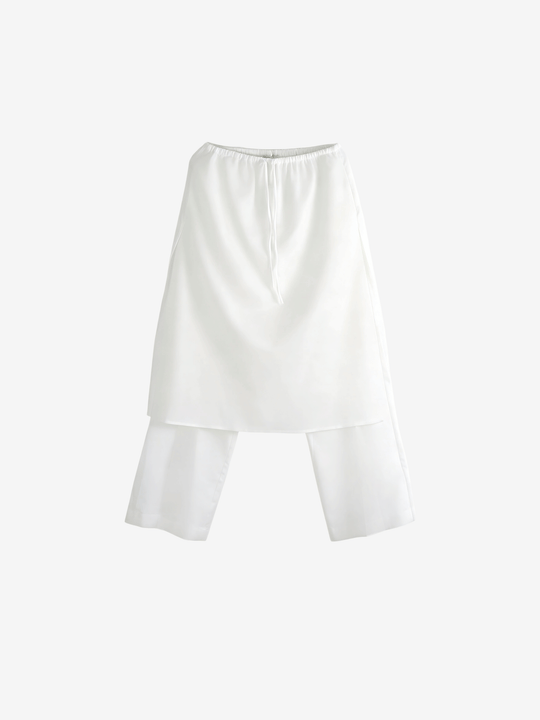 White pants, front view