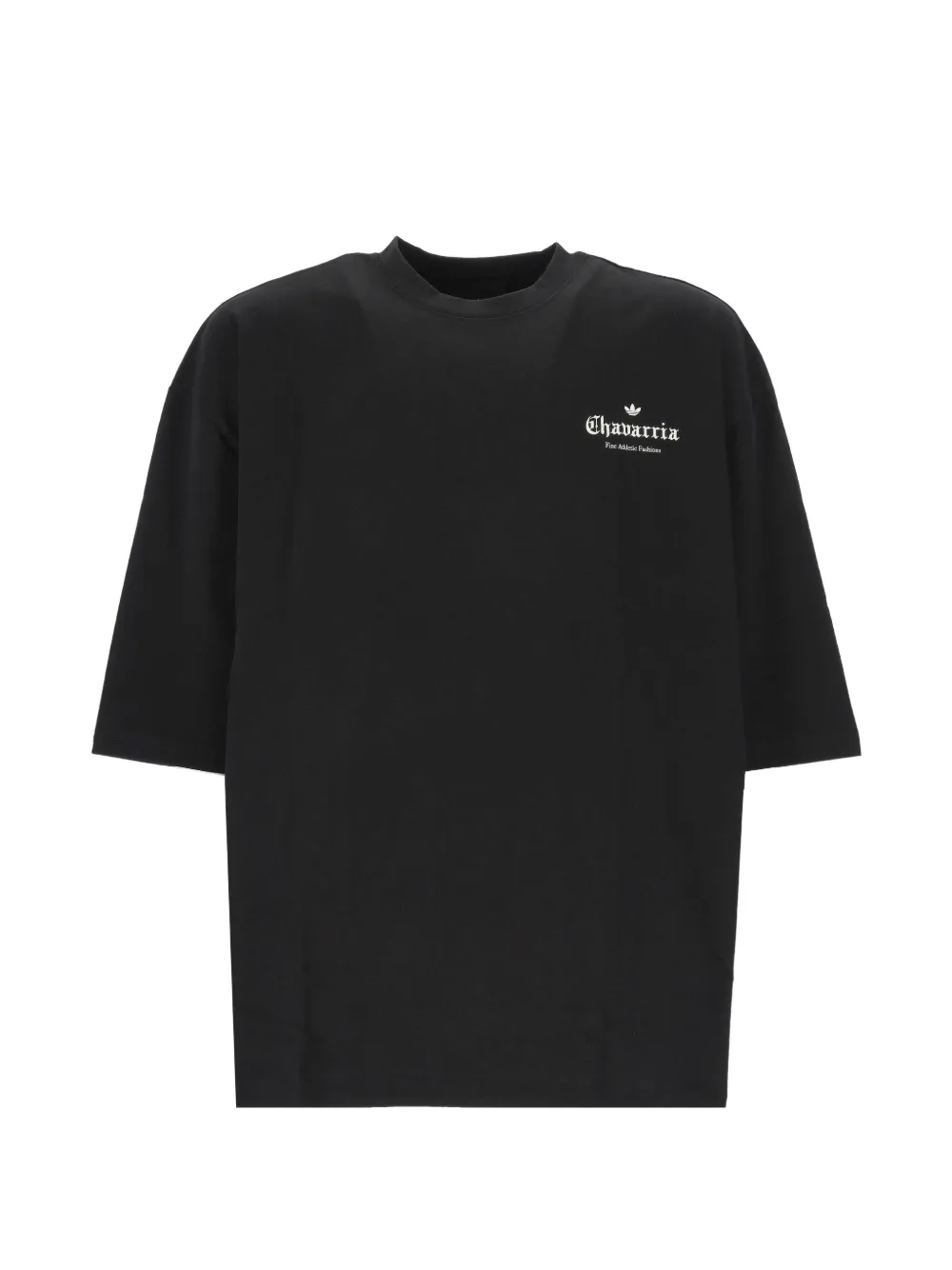 Black t-shirts, front view