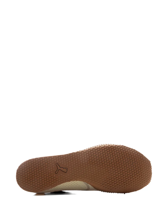 Close up of Tan shoes, showing detail