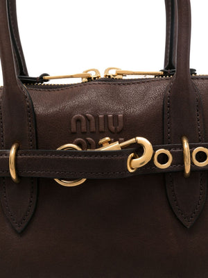 MIU MIU - Women Nappa Aviator Trunk Handbag