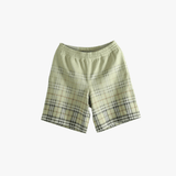 Green shorts, front view