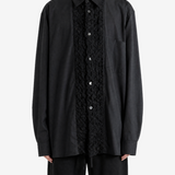 Black shirt, front view