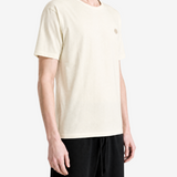 Tan t-shirt, full body view