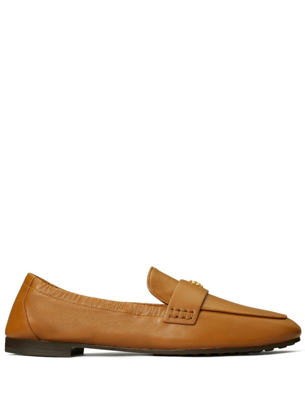 Brown loafer, side view