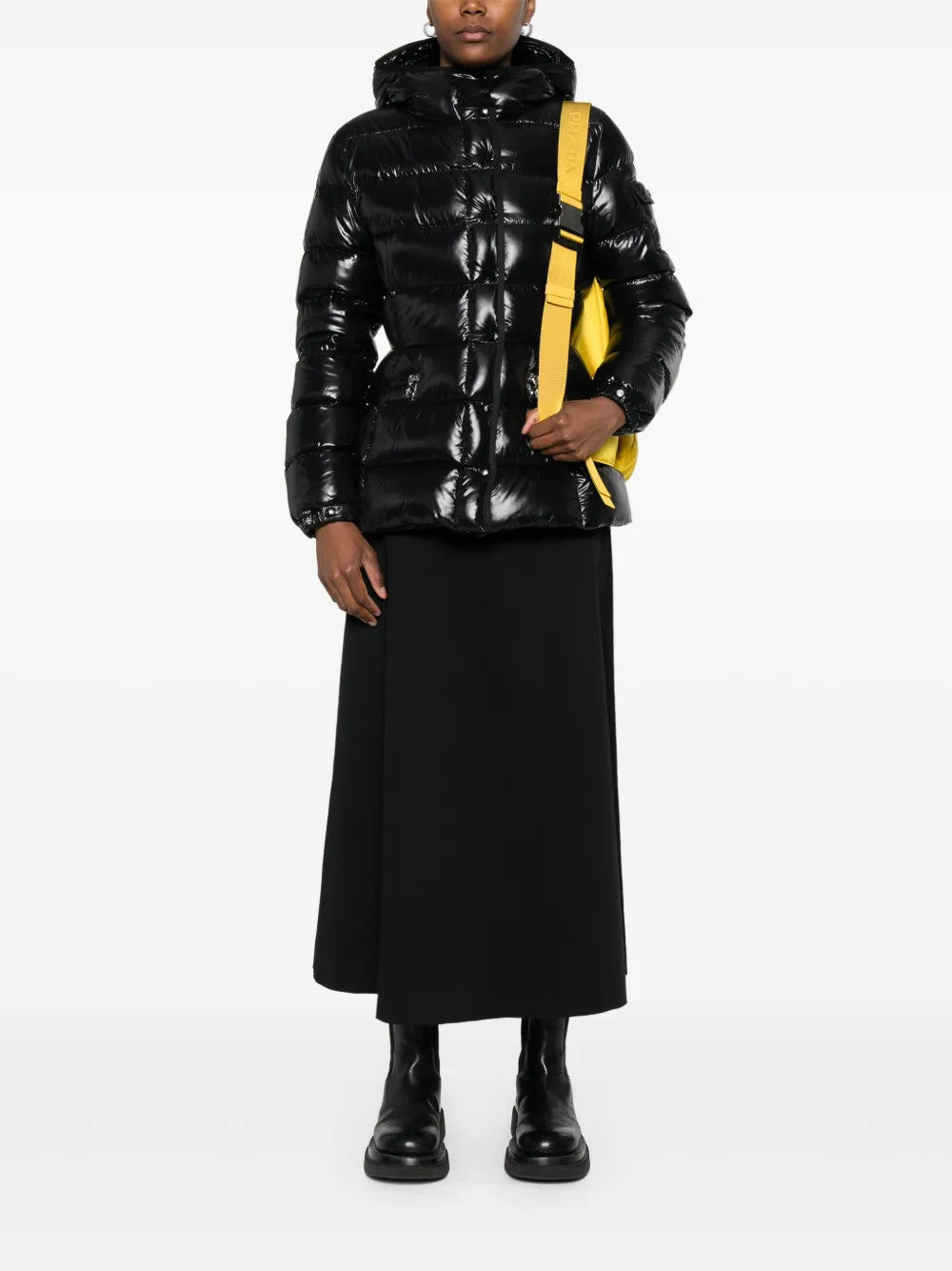 Black jacket, full body view