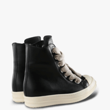 Black shoes, side view