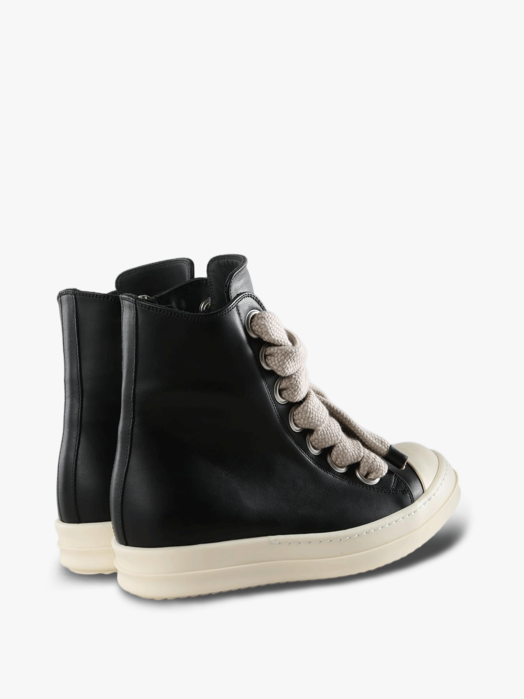 Black shoes, side view