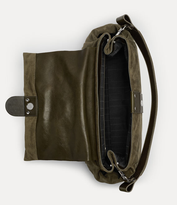 Green bag, front view