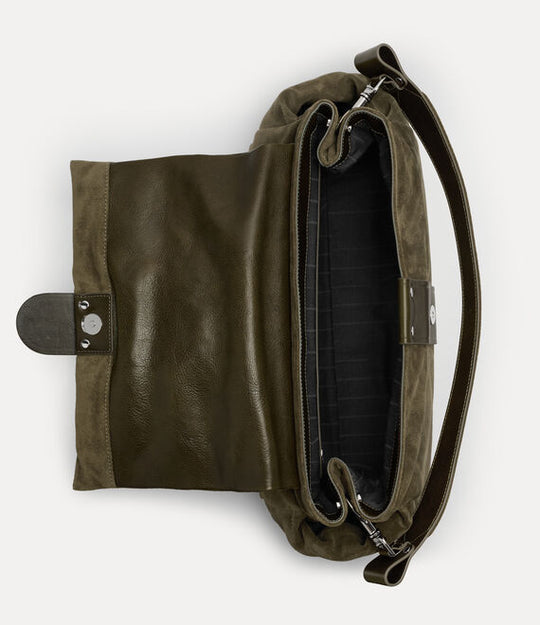 Green bag, front view