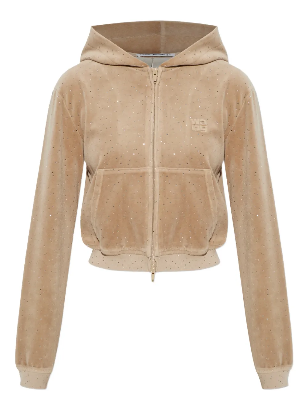 Tan hoodie,front view
