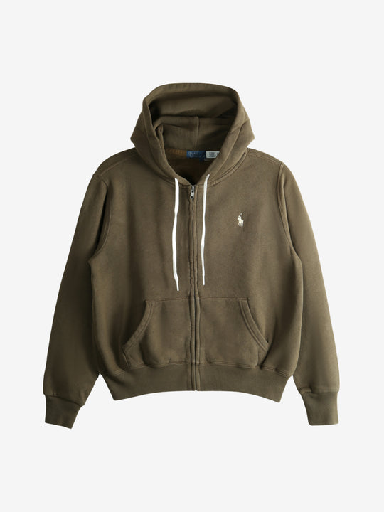 Brown sweatshirt, front view