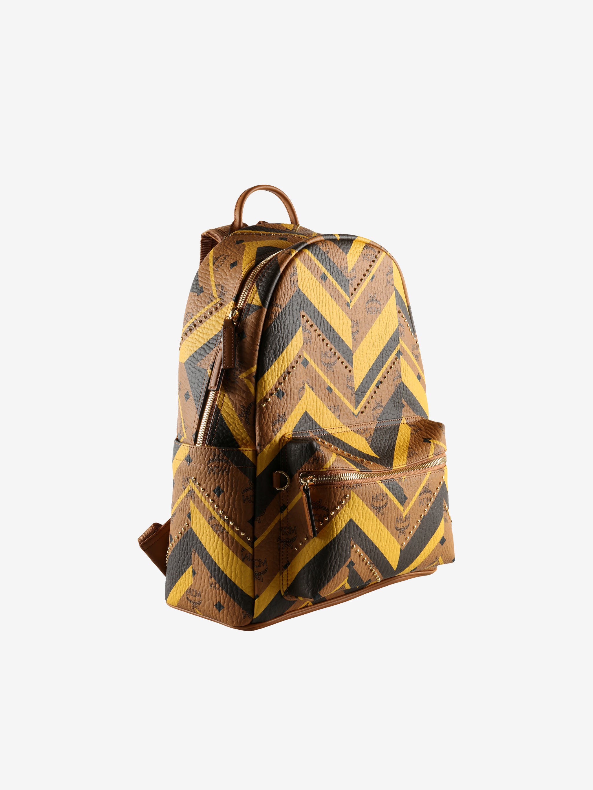 Yellow bag, side view