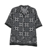 Black shirt, front view