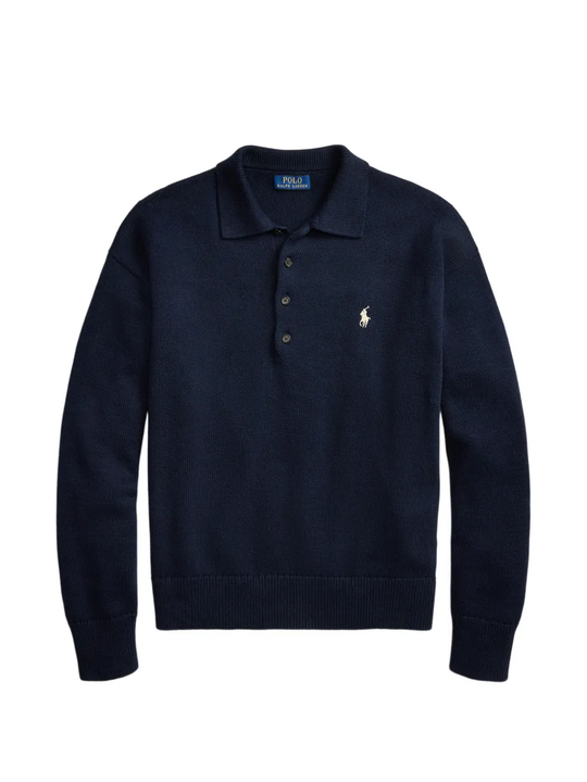 Blue hoodie, front view