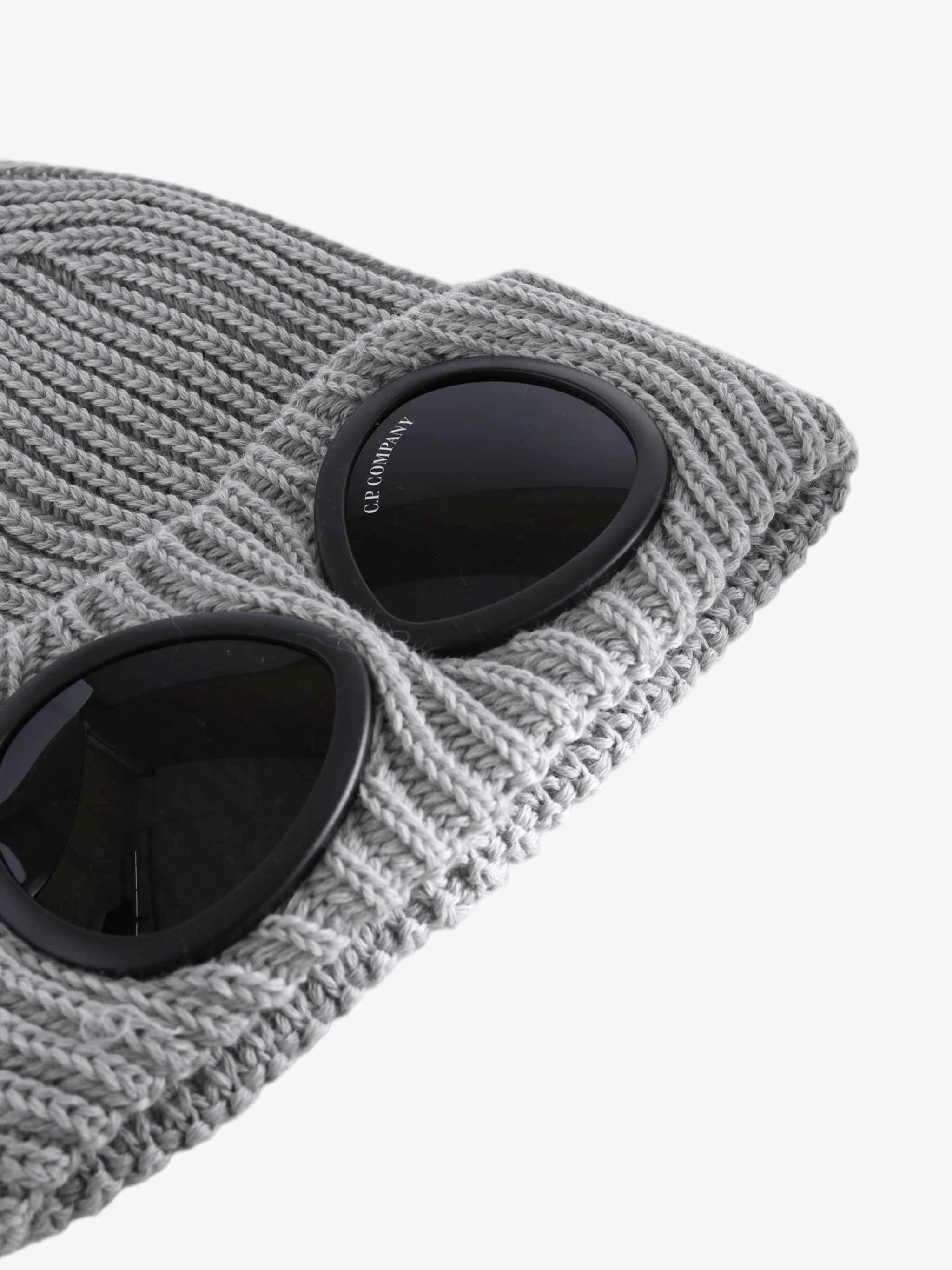 Close up of Grey hat, showing detail