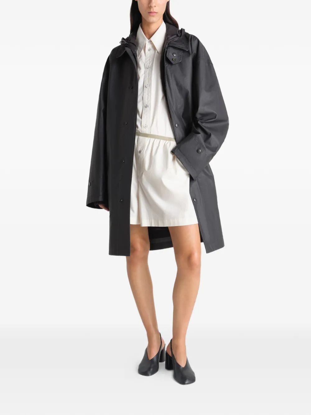 Black jacket, full body view