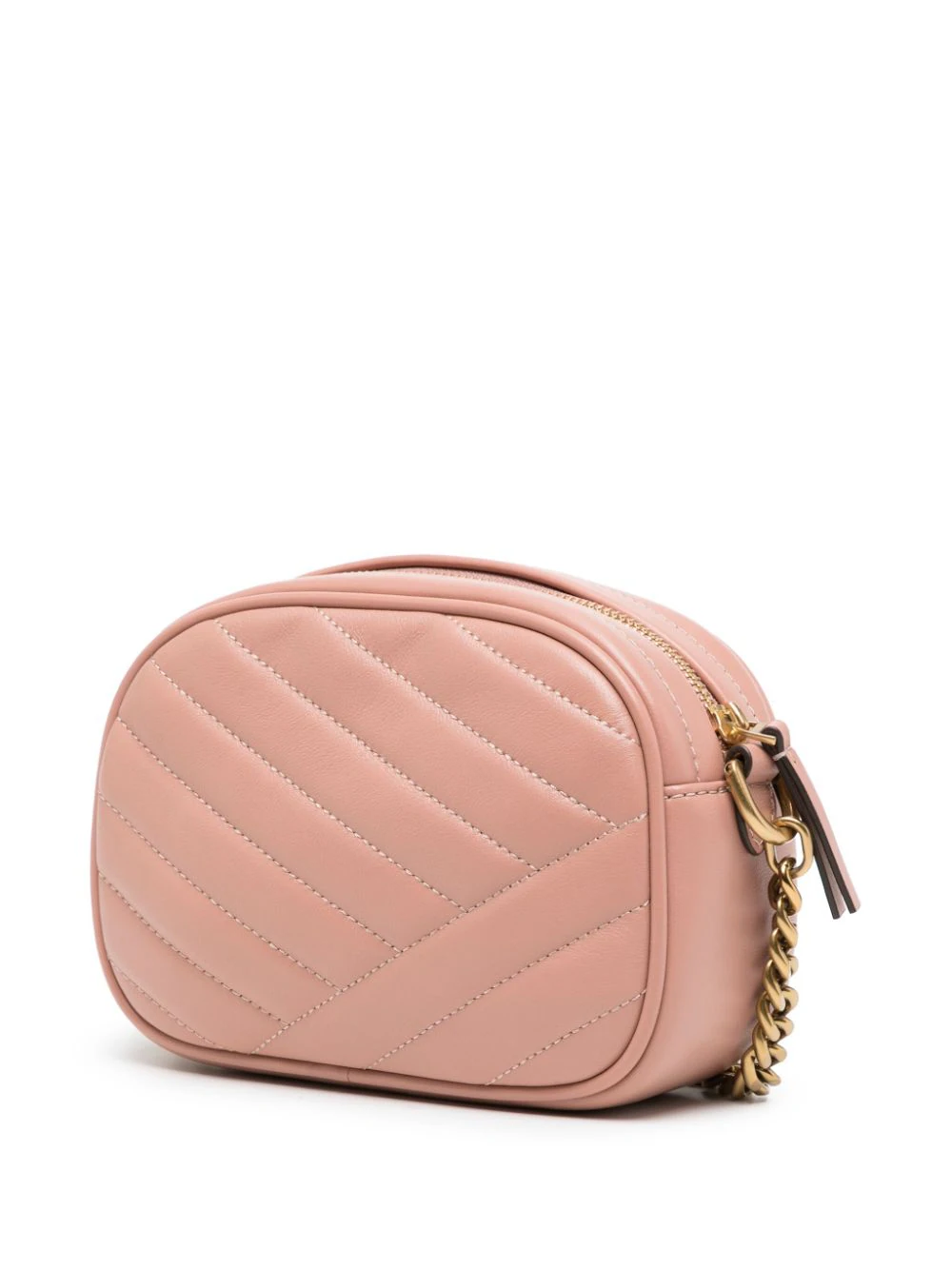 Tory Burch Kira Pebbled Small Convertible Shoulder Bag in Pink