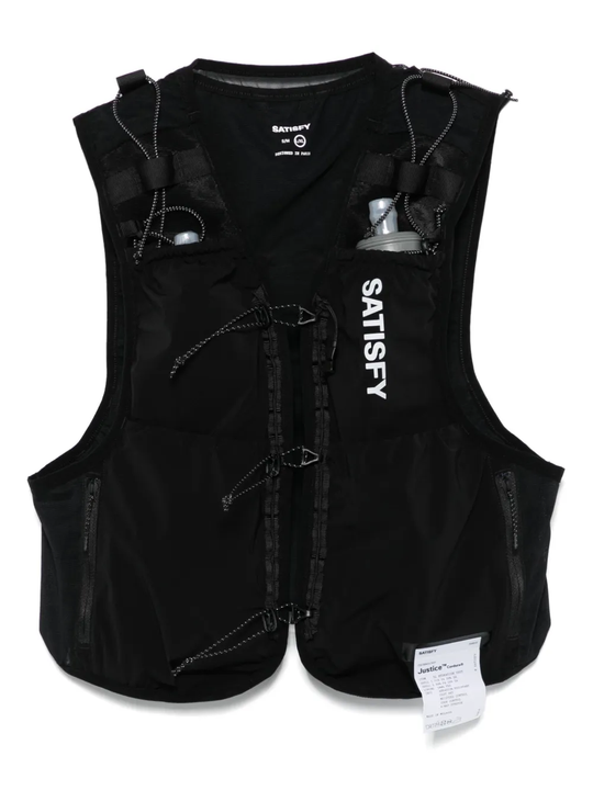 Black activewear, front view