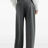Grey pants, full body view