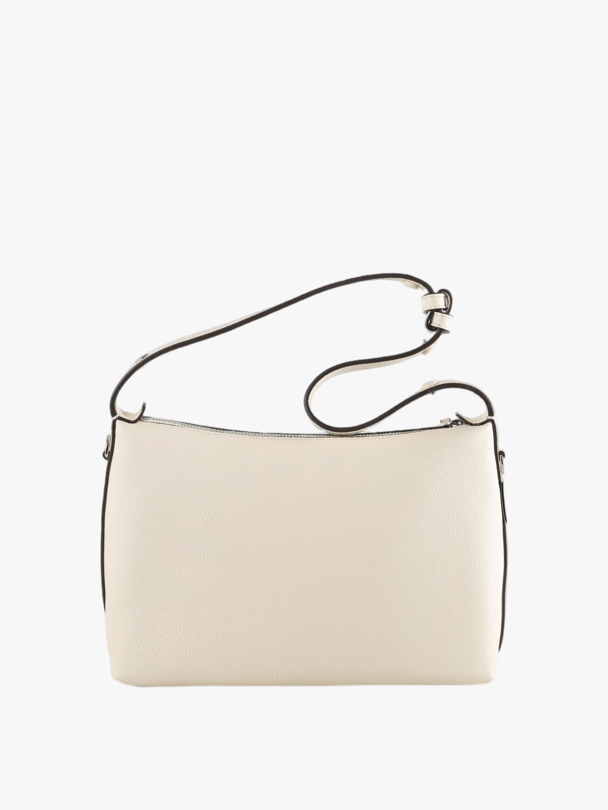 Tan bag, front view