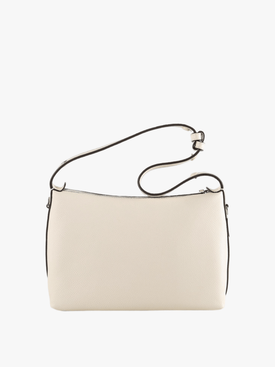 Tan bag, front view