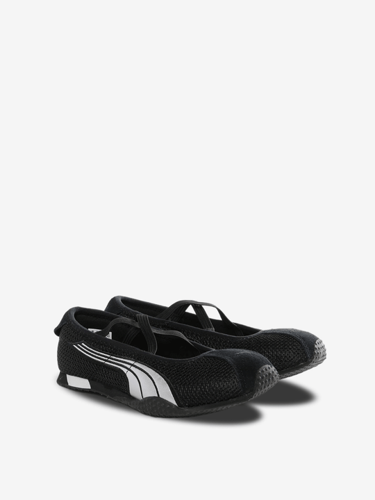 Black sneakers, side view