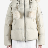 Tan jacket, front view