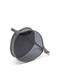 RIGARDS X TVA Vintage Black (Frame) + Gray (Clip) x Dark Gray (Lens) Sunglasses
