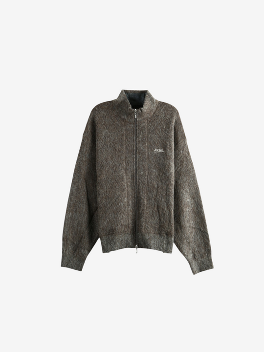 Brown jacket, front view