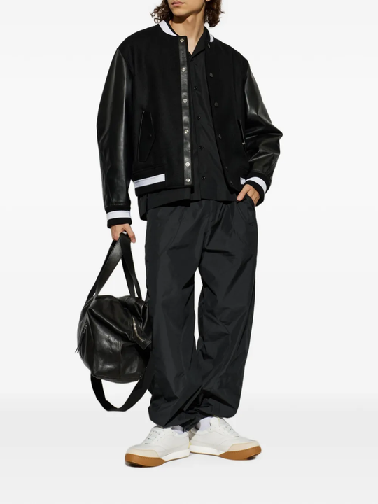 Black pants, full body view