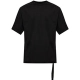 Black t-shirt, front view