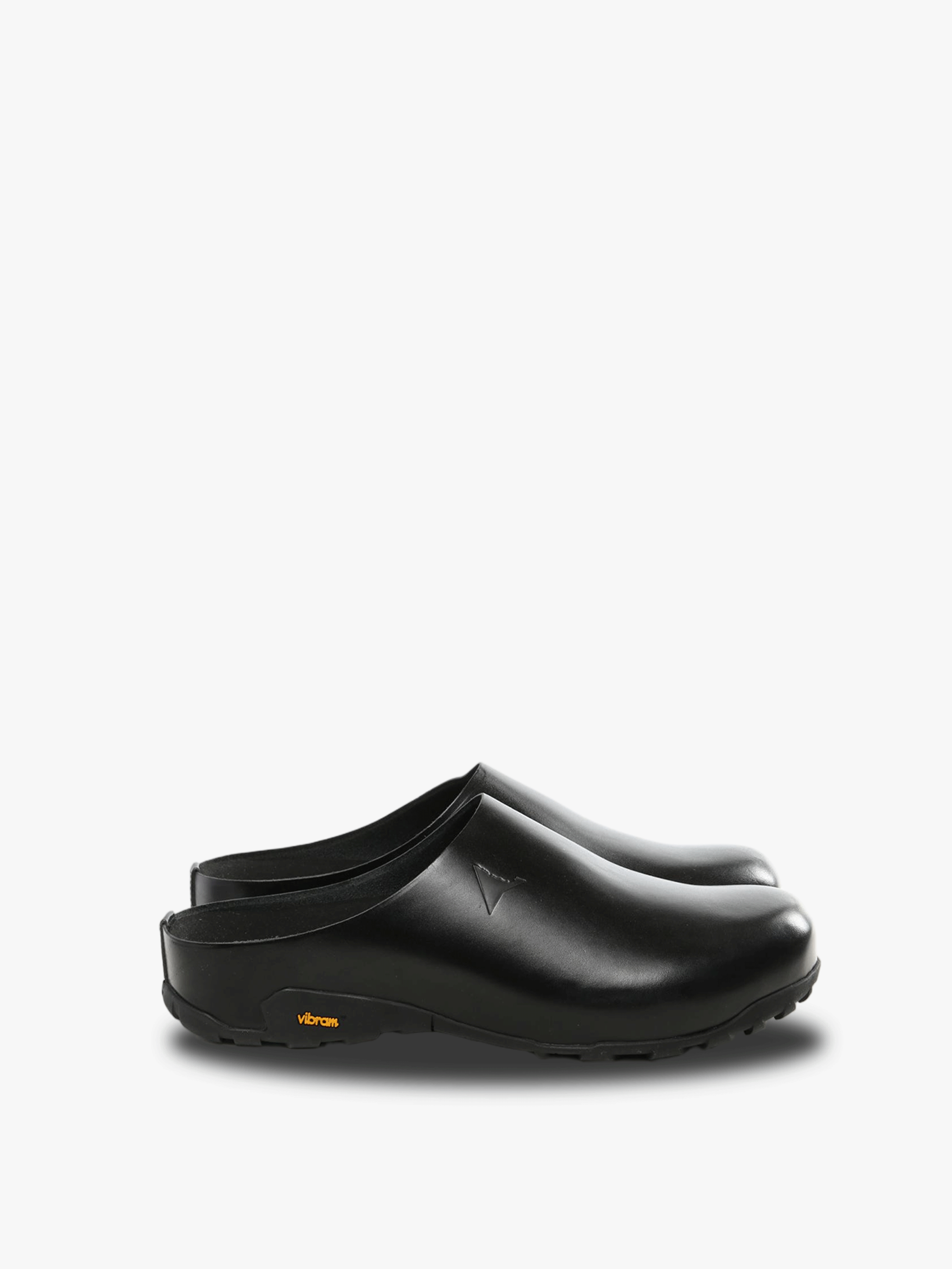 Black sneakers, side view